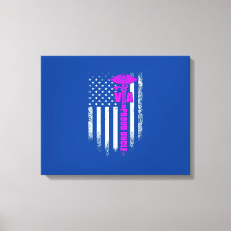 Toile Vintage USA Drapeau VA Anciens Combattants Infirmi