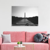 Toile Vintage USA Washington Monument (Insitu(Salon))