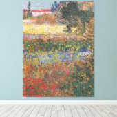 Toile Vintage Van Gogh Flower Garden (Insitu (Plancher de Bois))