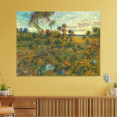 Toile Vintage Van Gogh Sunset à Montmajour (Insitu(Salon))