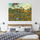 Toile Vintage Van Gogh Sunset à Montmajour (Insitu(Chambre))