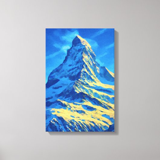 Toile Vintage voyage Zermatt (Recto)