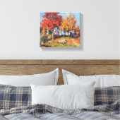 Toile Vintage Willard Metcalf Octobre (Insitu(Chambre))