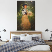 Toile Vintage Winslow Homer Le Papillon Girl (Insitu(Chambre))