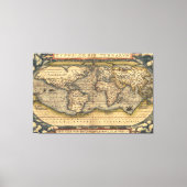 Toile Vintage World Map (Recto)