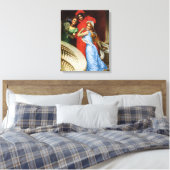 Toile Vintages En Rouge Bleu Vert À Masquerade (Insitu(Chambre))