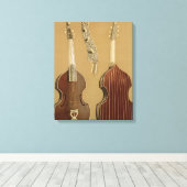 Toile Viola da Gamba, ou basse viole, de Joachim Tielke (Insitu (Plancher de Bois))
