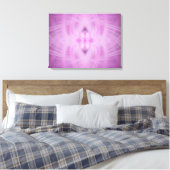 Toile VIOLET - Art fractal - (Insitu(Chambre))
