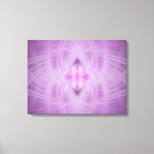Toile VIOLET - Art fractal - (Recto)