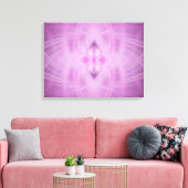 Toile VIOLET - Art fractal - (Insitu(Salon))