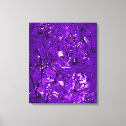 Toile Violet Chaos (Recto)