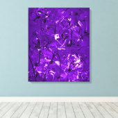 Toile Violet Chaos (Insitu (Plancher de Bois))