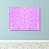 Toile VIOLET LACE - Digital Fractal Art - (Insitu (Plancher de Bois))