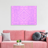 Toile VIOLET LACE - Digital Fractal Art - (Insitu(Salon))