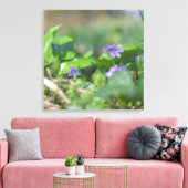 Toile Violets Bleus Fleur Floral Photographie Botanique (Insitu(Salon))