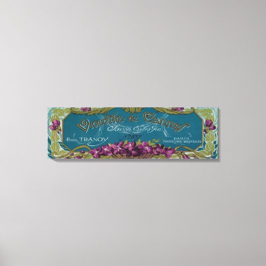 Toile Violette De Cannes LabelParis, France (Recto)