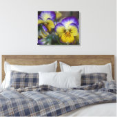 Toile violette et jaune enveloppée (Insitu(Chambre))