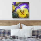 Toile violette et jaune enveloppée (Insitu(Chambre))