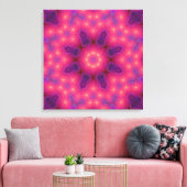 Toile violette et rosée fractée (Insitu(Salon))