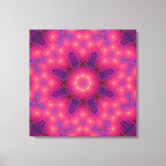Toile violette et rosée fractée (Recto)