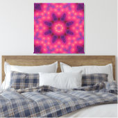 Toile violette et rosée fractée (Insitu(Chambre))