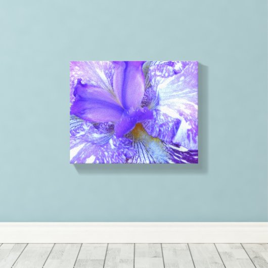 Toile violette Iris Enveloppée (Insitu (Plancher de Bois))