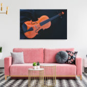 Toile Violin Photo Closeup (Insitu(Salon))