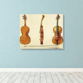 Toile Violon Hellier fabriqué par Antonio Stradivarius ( (Insitu (Plancher de Bois))