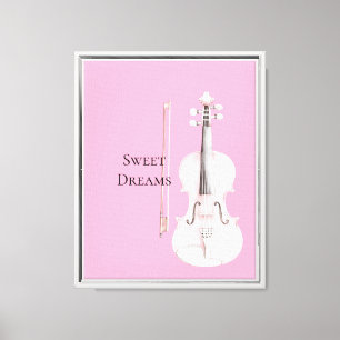 Toile Violon Rose Blush
