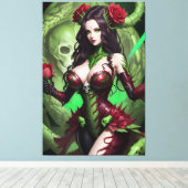 Toile Vipera - Serpent Guerrier 021 (Insitu (Plancher de Bois))