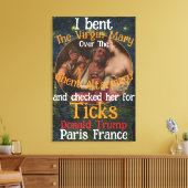 Toile Virgin Mary Donald TRUMP Ticks Parasites (Insitu(Salon))