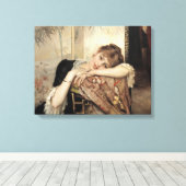 Toile Virginie (La Parisienne) (par Albert Edelfeel) (Insitu (Plancher de Bois))