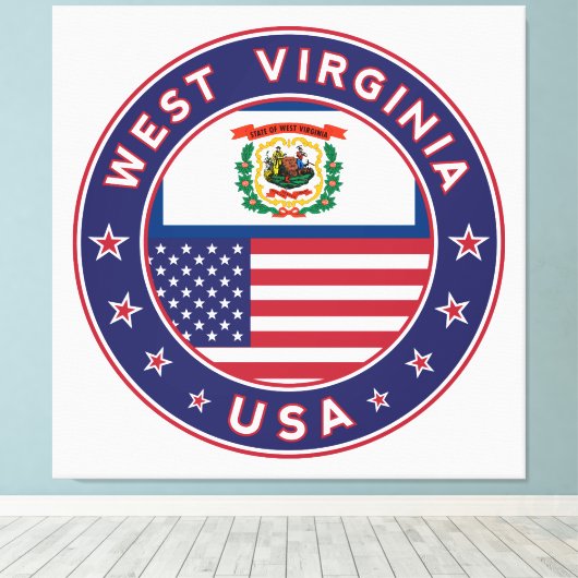 Toile Virginie-Occidentale (Insitu (Plancher de Bois))