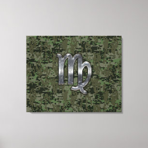 Toile Virgo Zodiac Connexion Camion numérique vert