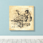Toile Virgo Zodiac vintage (Insitu (Plancher de Bois))