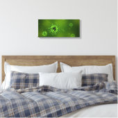 Toile Virus Covid | Zazzle_Growshop. (Insitu(Chambre))