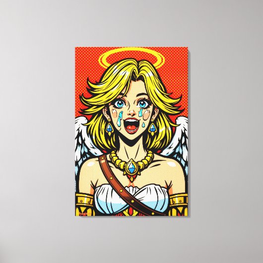 Toile Visage d'ange_PopART (Recto)