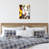 Toile Visage dans les rochers art (Insitu(Chambre))