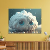 Toile Visage de Nuage de Pluie (Insitu(Salon))