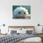 Toile Visage de Nuage de Pluie (Insitu(Chambre))