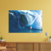 Toile Visage de requin (Insitu(Salon))