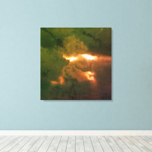 Toile Visage des nuages (Insitu (Plancher de Bois))