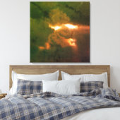 Toile Visage des nuages (Insitu(Chambre))