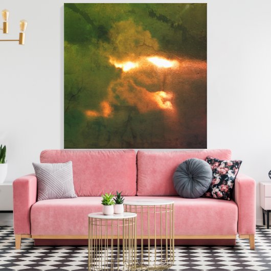 Toile Visage des nuages (Insitu(Salon))