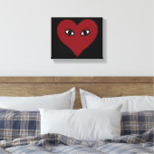 Toile Visage du coeur (Insitu(Chambre))