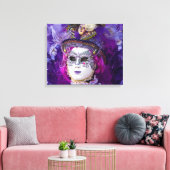 Toile Visage d'un costume de carnaval, Venise (Insitu(Salon))