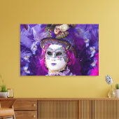 Toile Visage D'Un Costume De Carnaval, Venise (Insitu(Salon))