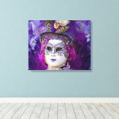 Toile Visage d'un costume de carnaval, Venise (Insitu (Plancher de Bois))