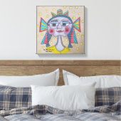 Toile Visage fantaisiste "Star Child" (Insitu(Chambre))