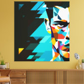 Toile Visage humain (Insitu(Salon))